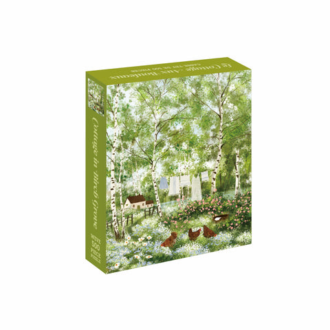 Cottage In Birch Grove - 500 Piece Puzzle