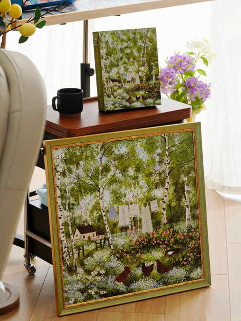 Cottage In Birch Grove - 500 Piece Puzzle