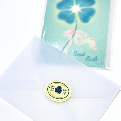 Greeting Card: Here is a Little Luck