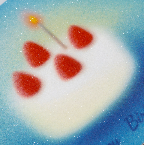 Greeting Card: Strawberry Clouds