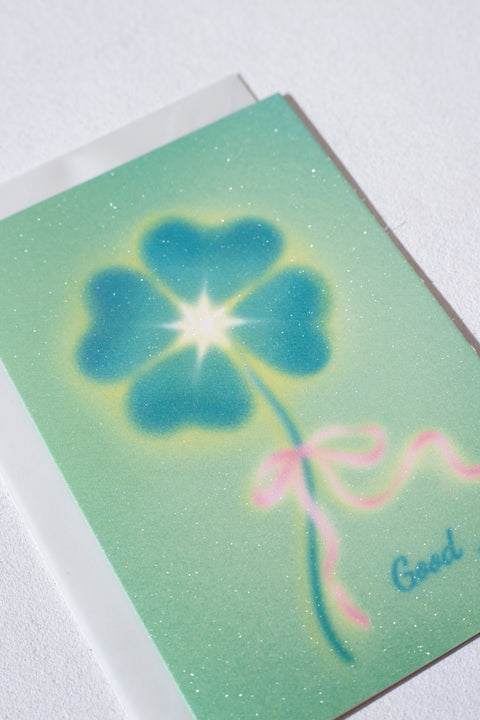 Greeting Card: Here is a Little Luck