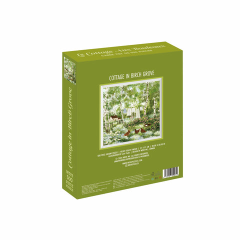 Cottage In Birch Grove - 500 Piece Puzzle