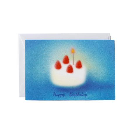 Greeting Card: Strawberry Clouds