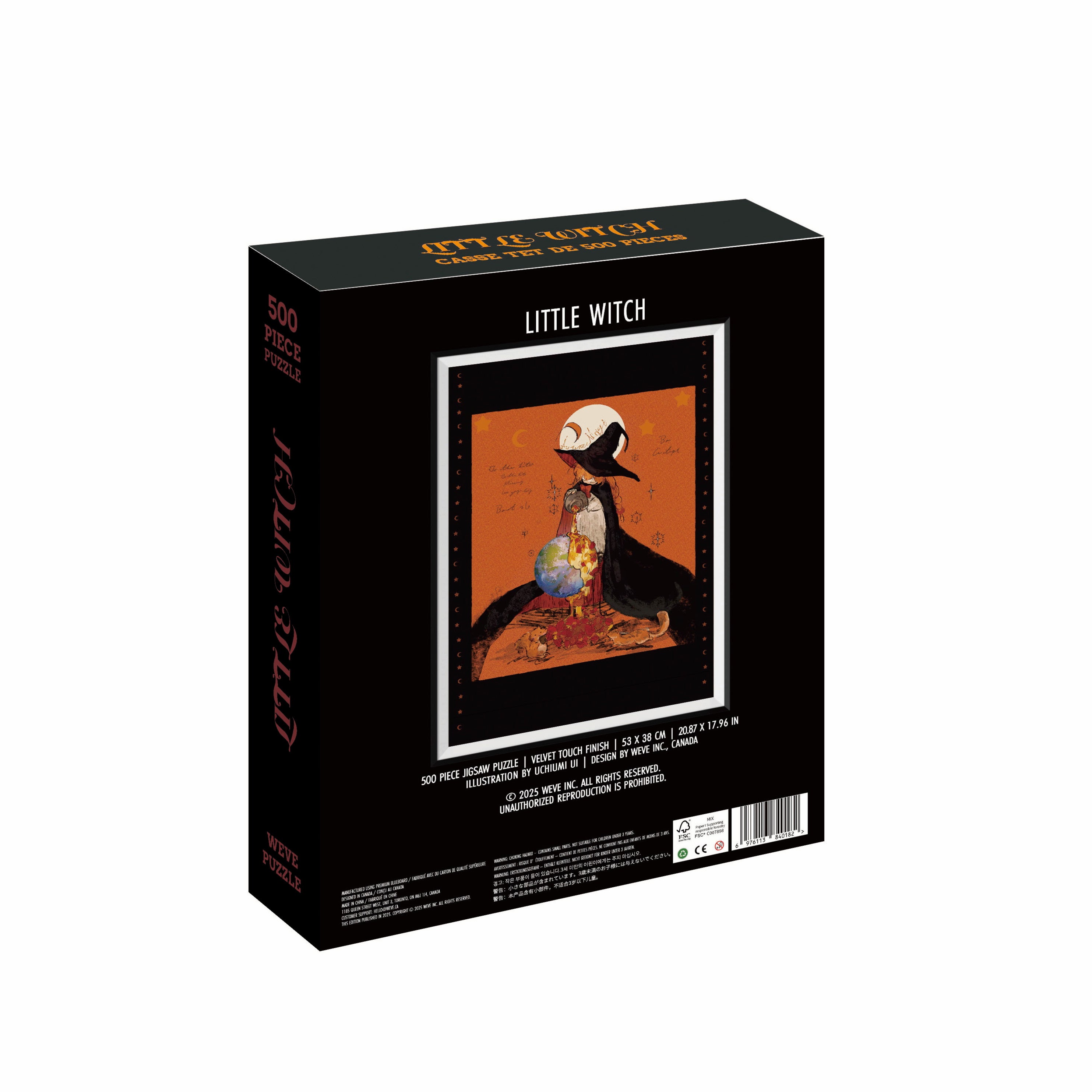 WEVE PUZZLE | Little Witch 500 Piece Jigsaw Puzzle