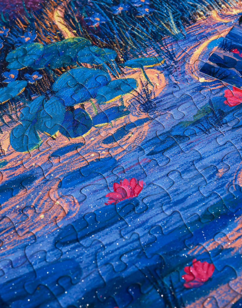 Forest in Moonlight - 1000 Piece Puzzle