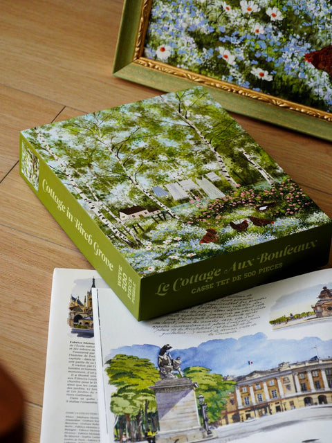 Cottage In Birch Grove - 500 Piece Puzzle
